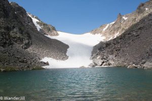 RMNP Andrews Tarn and Glacier