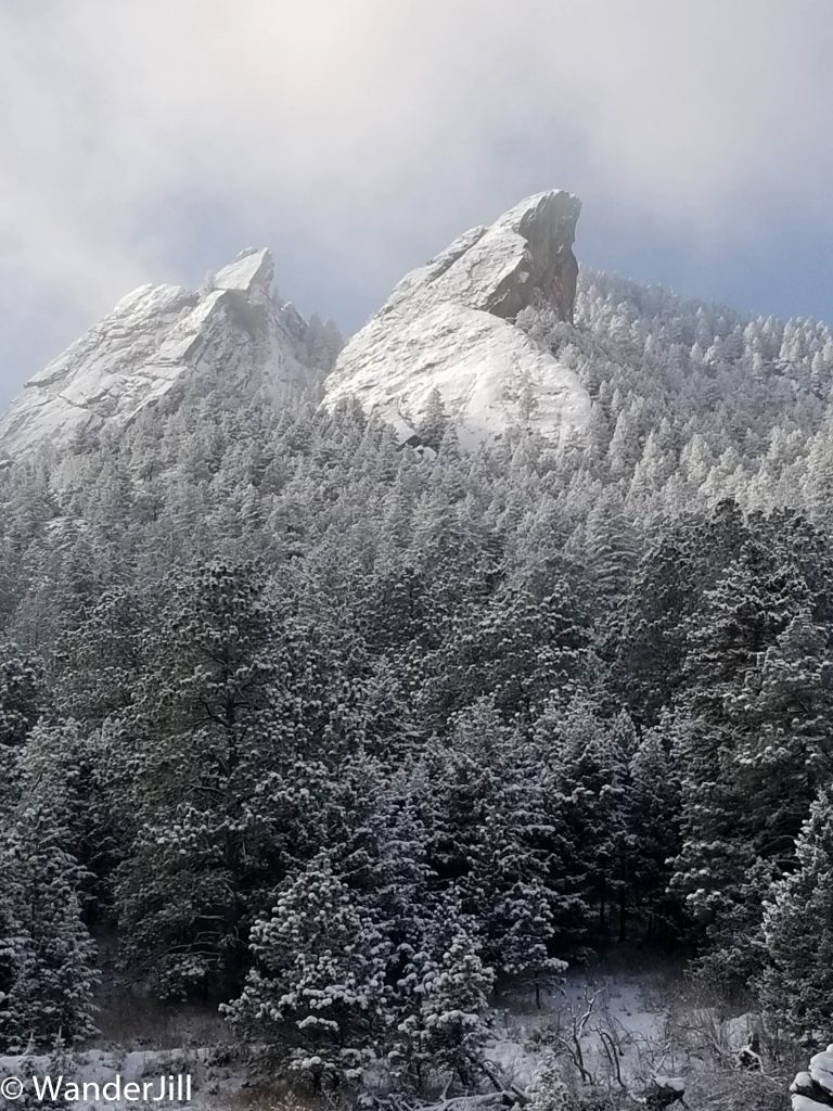 New Year's Day Wander Flat Irons on a Snowy Day