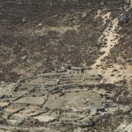 Stone house and fields